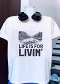 Nature Enthusiast Resting on Paddle Board Life is for Livin shirt