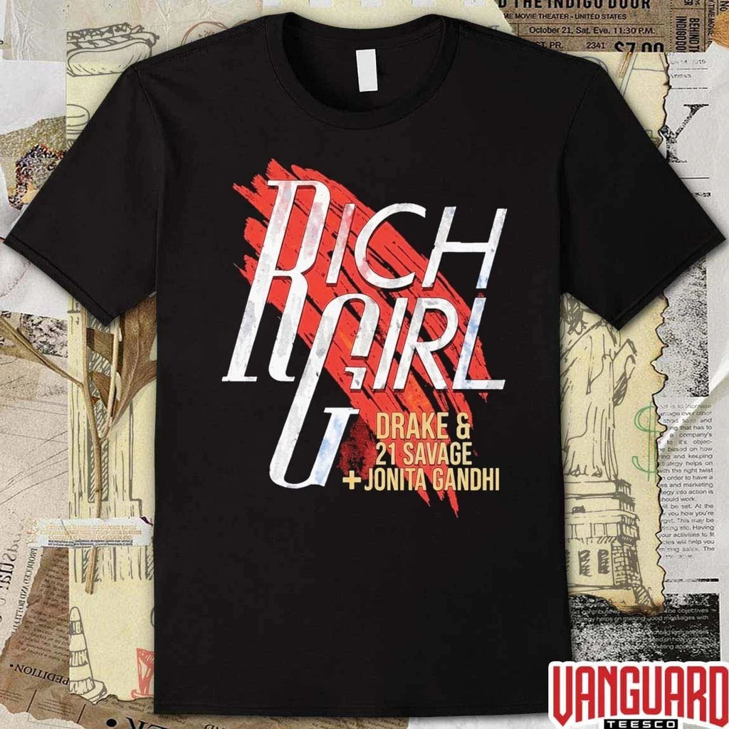 The Boys Jack Quaid Hughie Camp­bell Rich Girl Daryl Hall John Oates Drake & 21 Savage Jonita Gandhi t-shirt