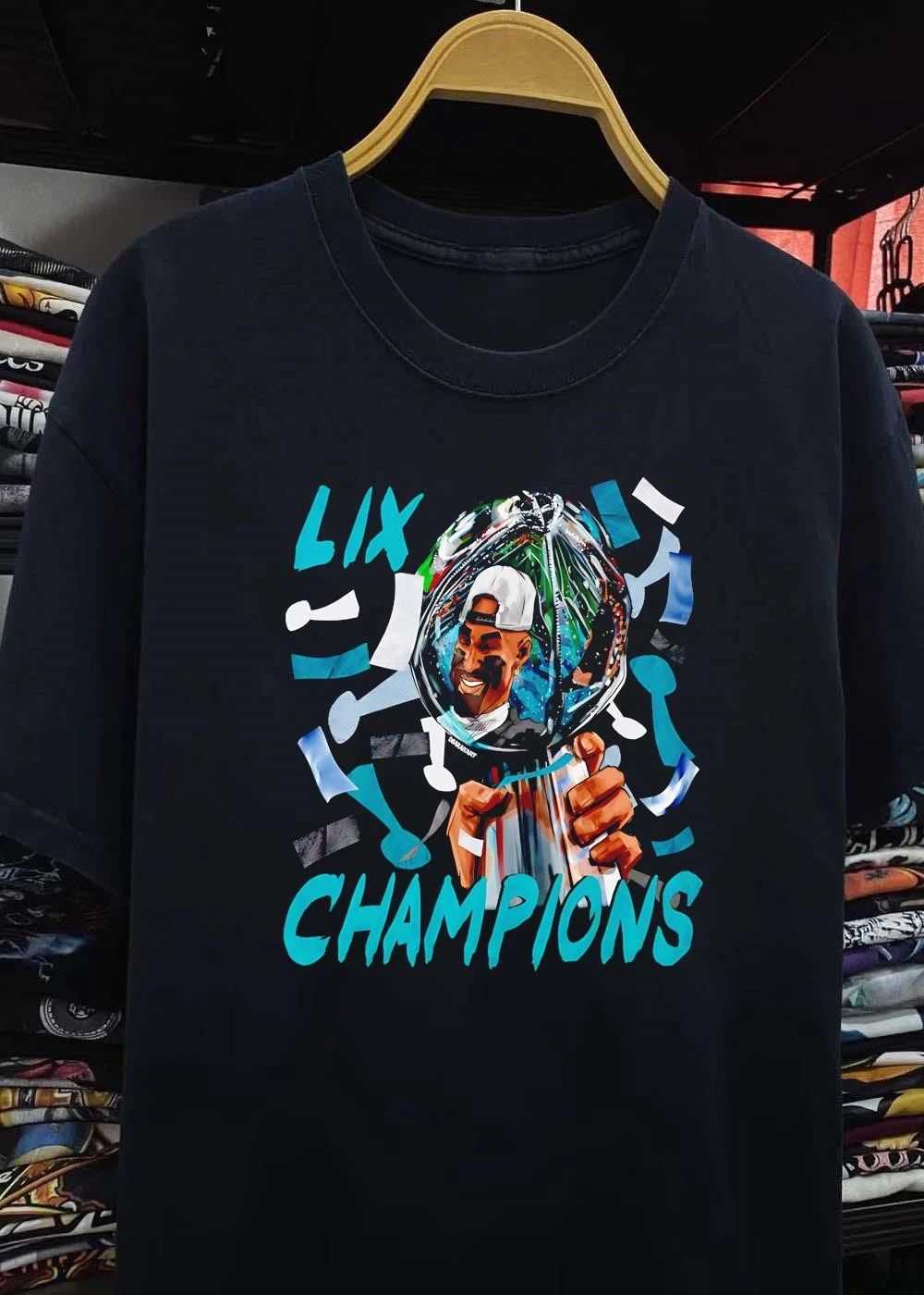 Jalen Hurts Image In Cup Champions Lix shirt