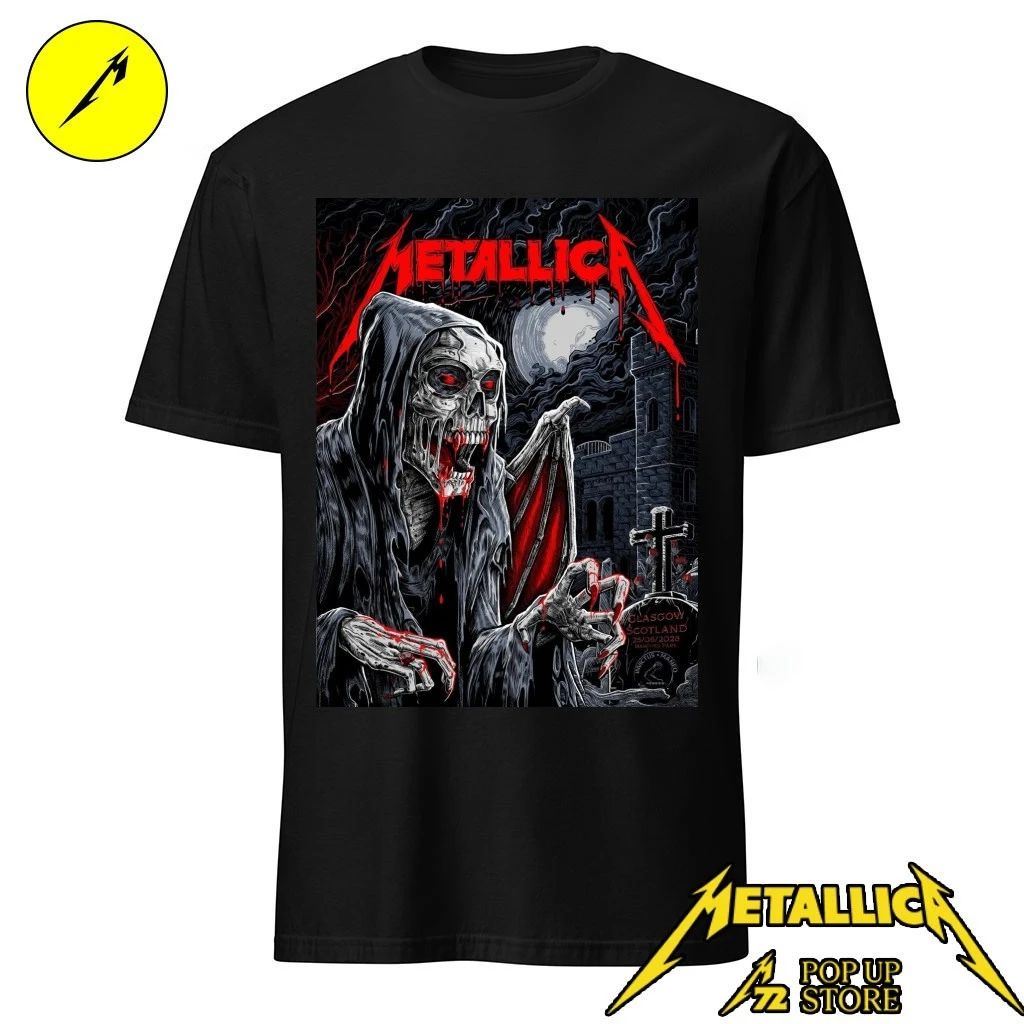 Metallica Glasgow Pop Up Store Limited Edition Exclusively T-Shirt