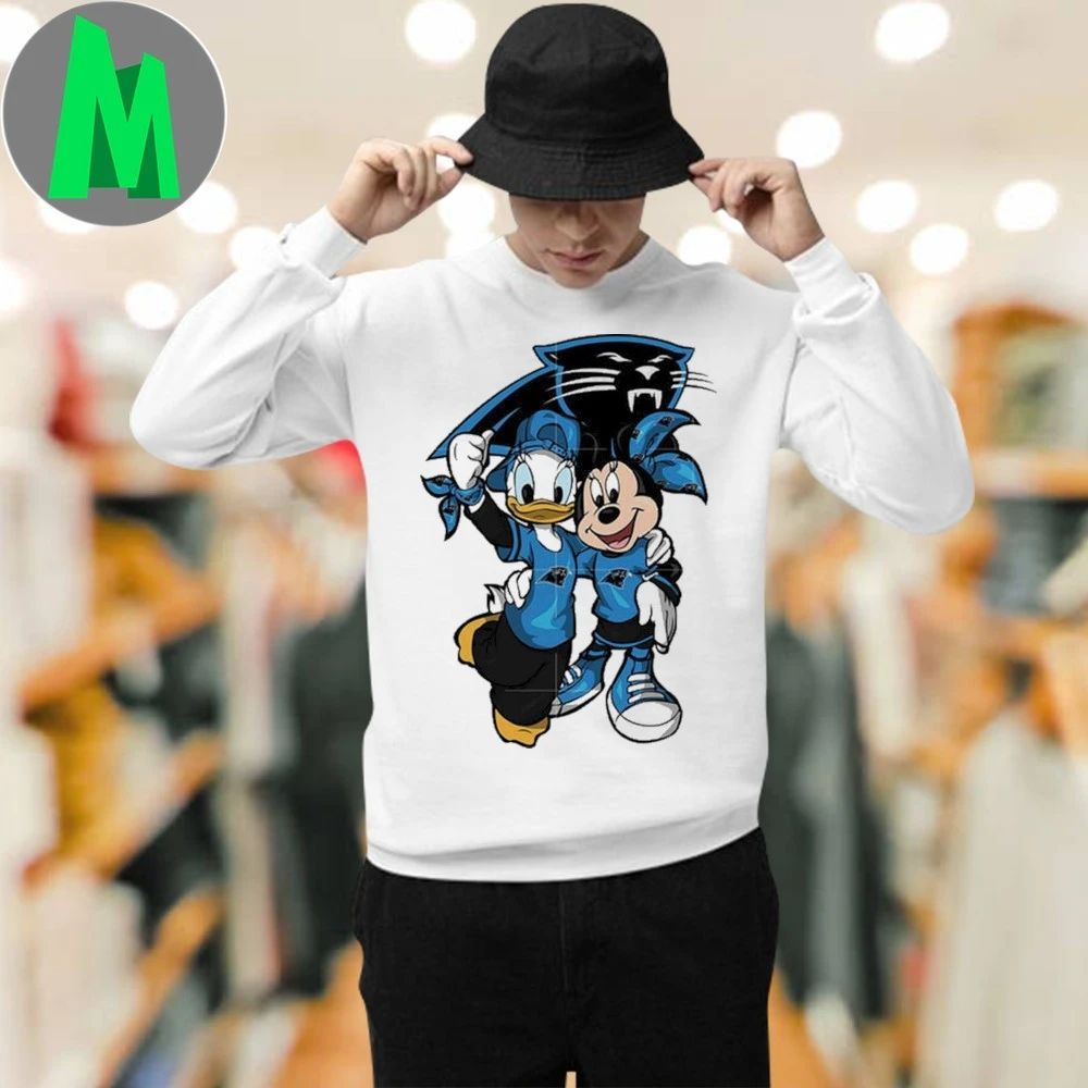 Daisy Minnie Carolina Panthers Logo 2025 Shirt