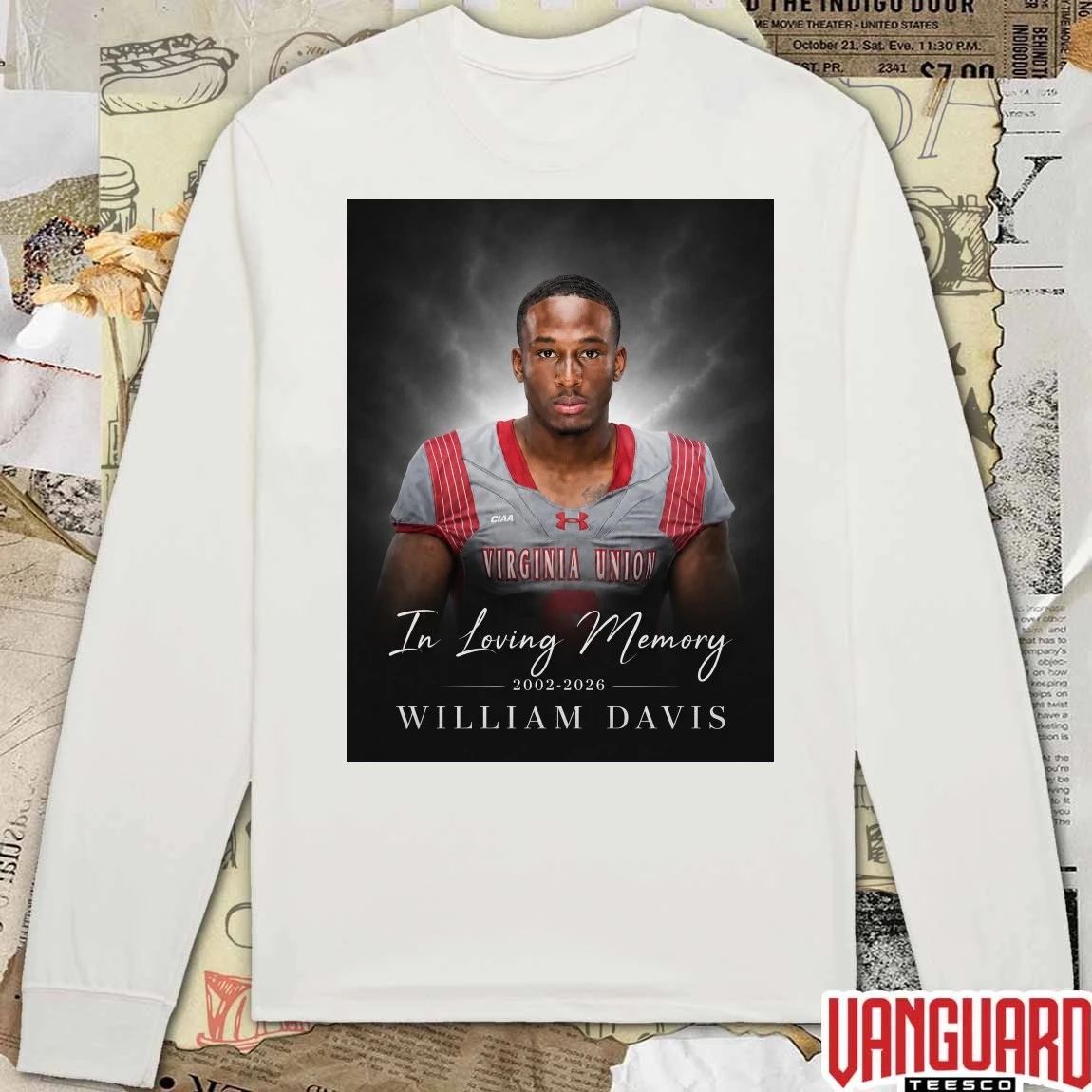 In Loving Memory 2002- 2026 William Davis Black College Exp Sports Reporter Poster t-shirt