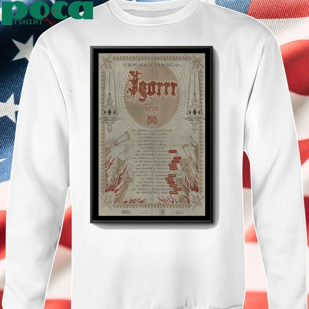 Igorrr European & UK Tour 2025 Poster shirt