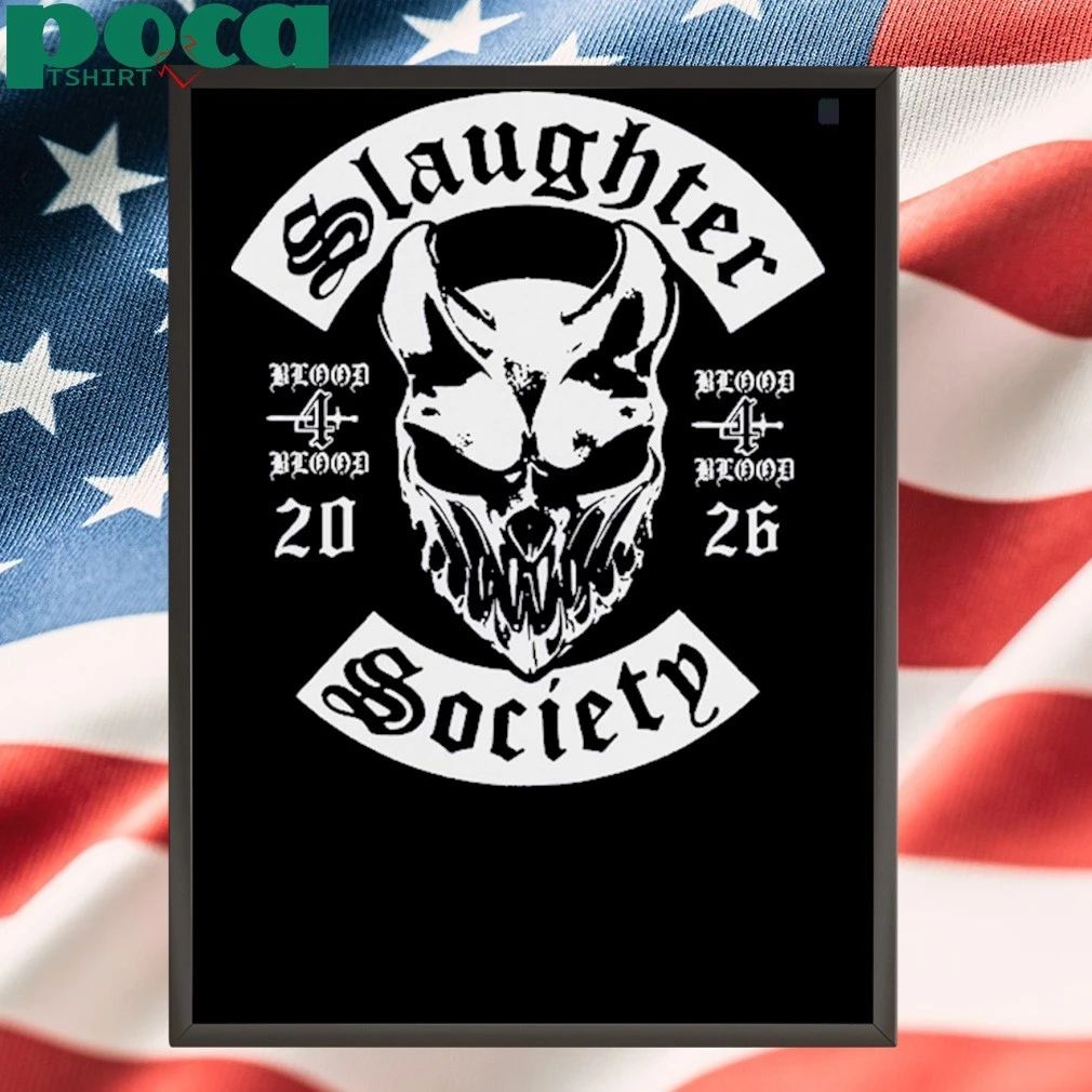 Blood4Blood Event Merch In Daytona Beach Florida On May 6 2026 Slaughter Society T-Shirt