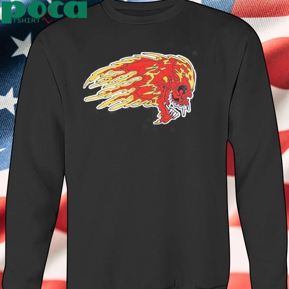 Metallica Flaming Skull ’97 Hockey Jersey T-shirt