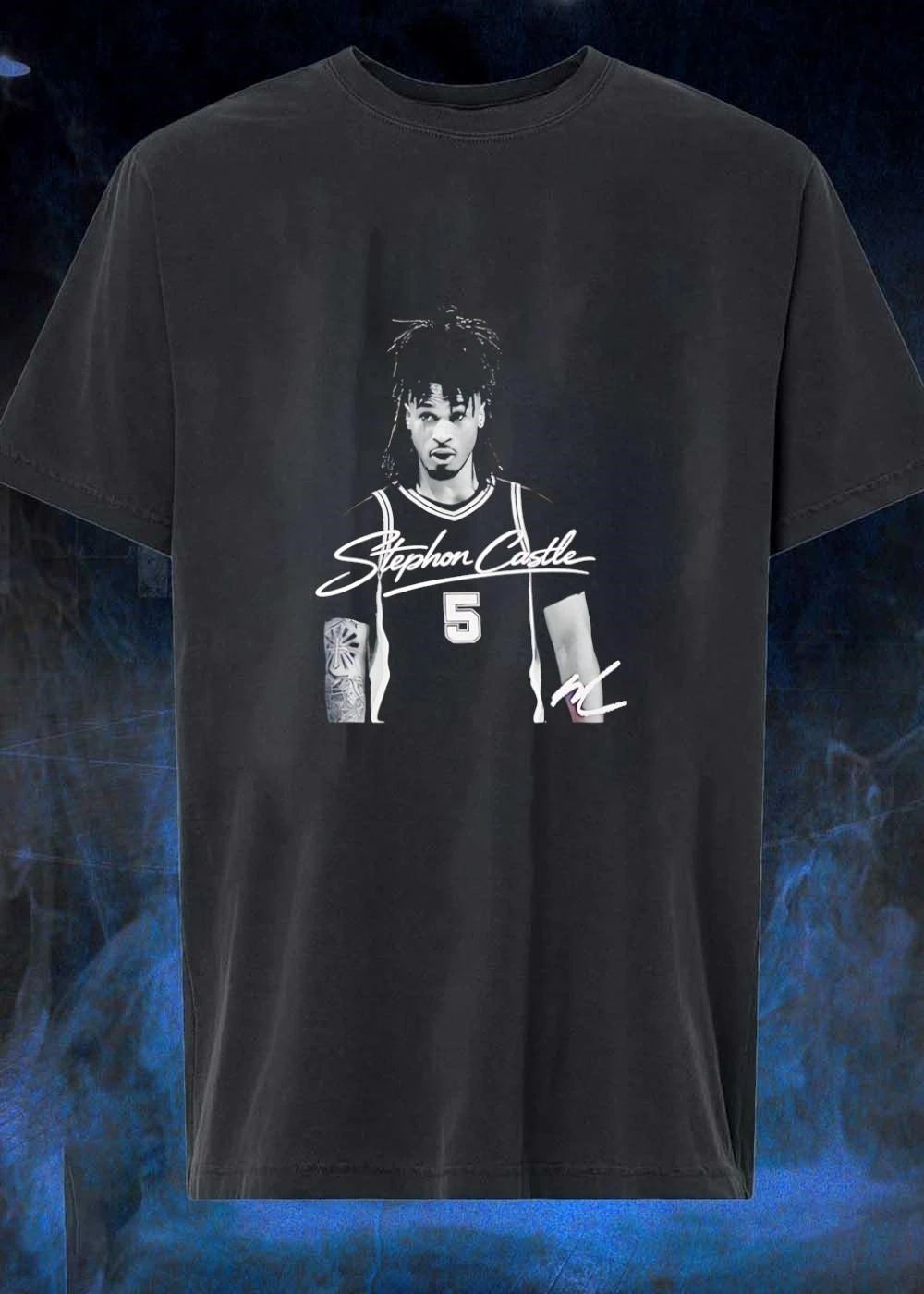 Stephon Castle UConn Huskies National Collegiate Athletic Association Mens Basketball 5 shirt