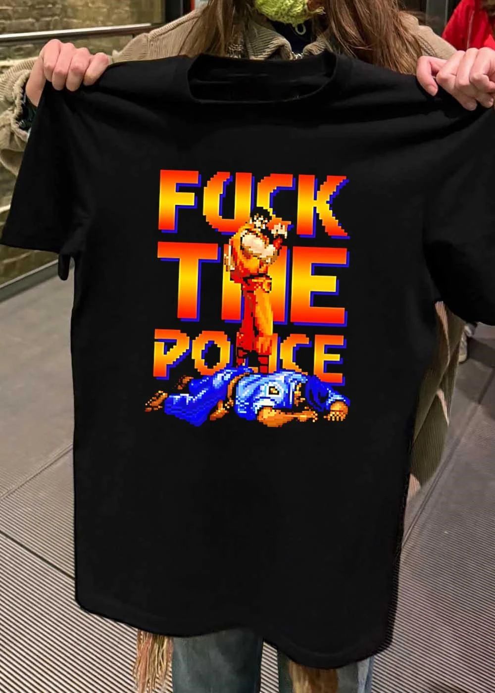 Fuck the Police Contra video games shirt