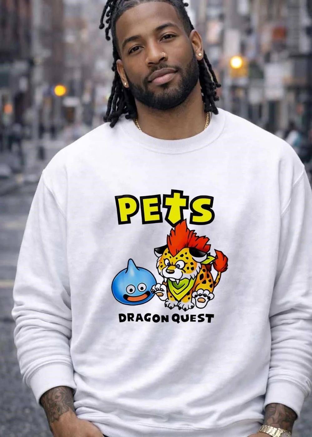 Dragon Quest Pets Slime and Great Sabrecat T-Shirt