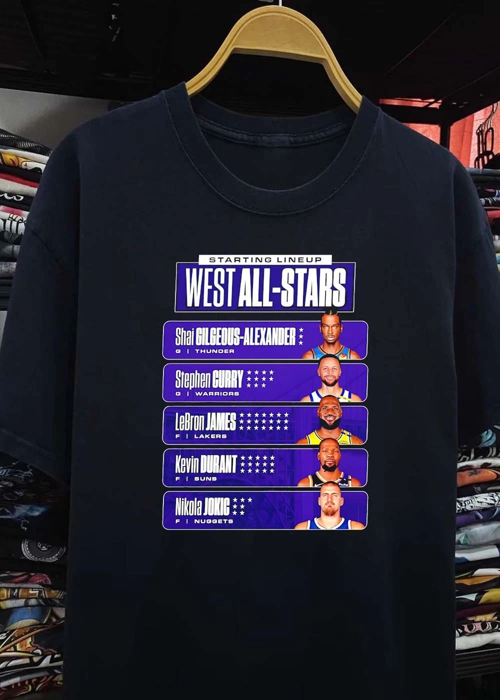 Starting Lineup West All-stars shirt