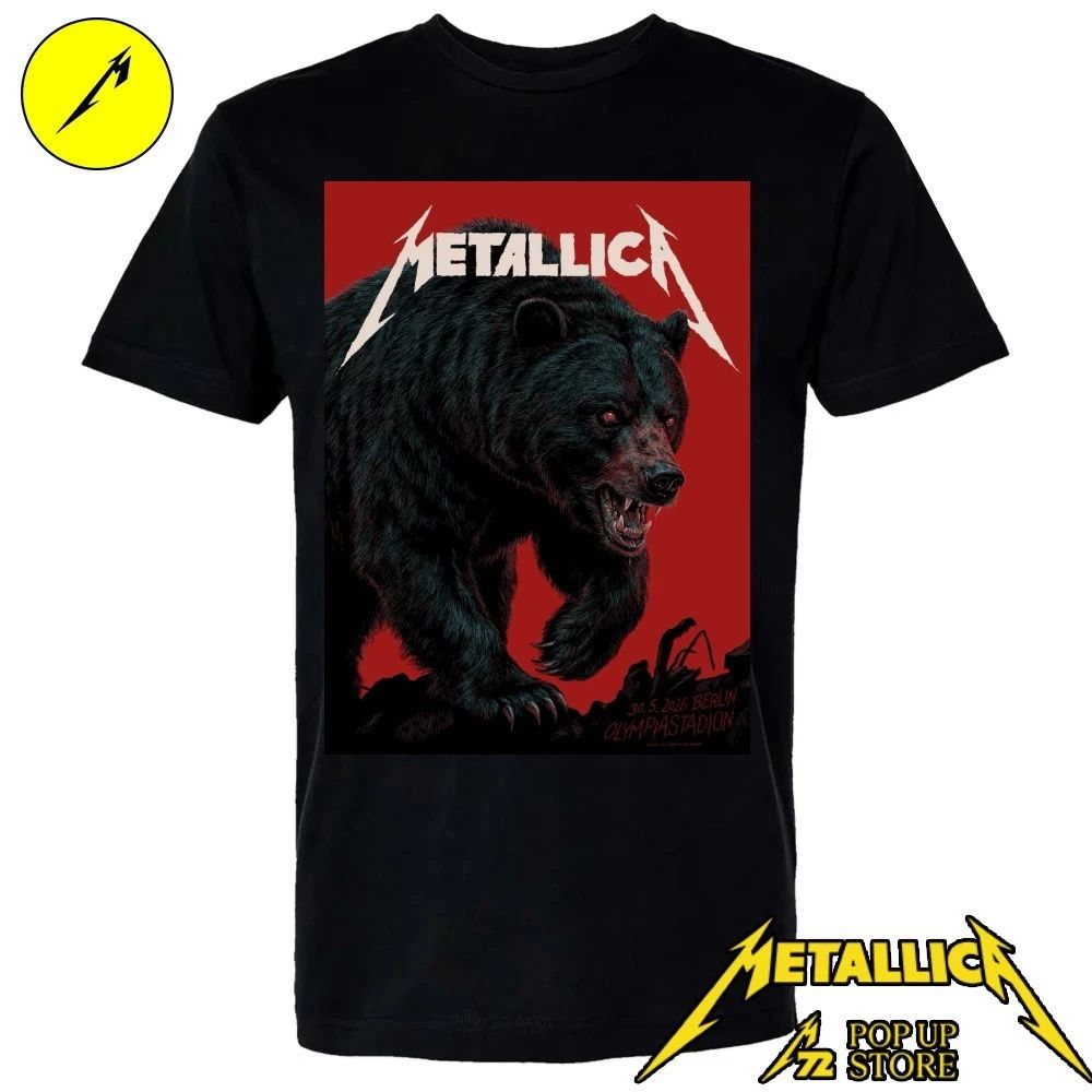 Metallica at Olympiastadion in Berlin, Germany, on May 30, 2026 By Janta Island T-Shirt