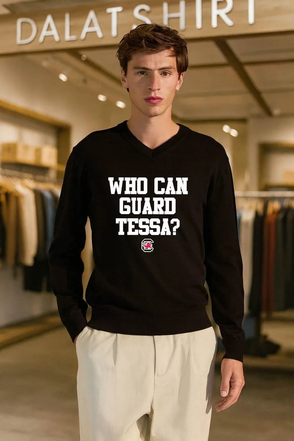 Who can guard tessa shirt
