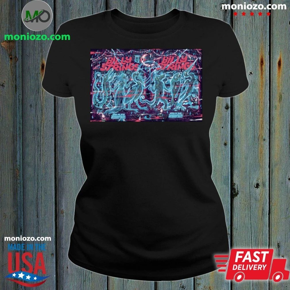 Billy Strings Savannah 2026 At Enmarket Arena Poster Shirt