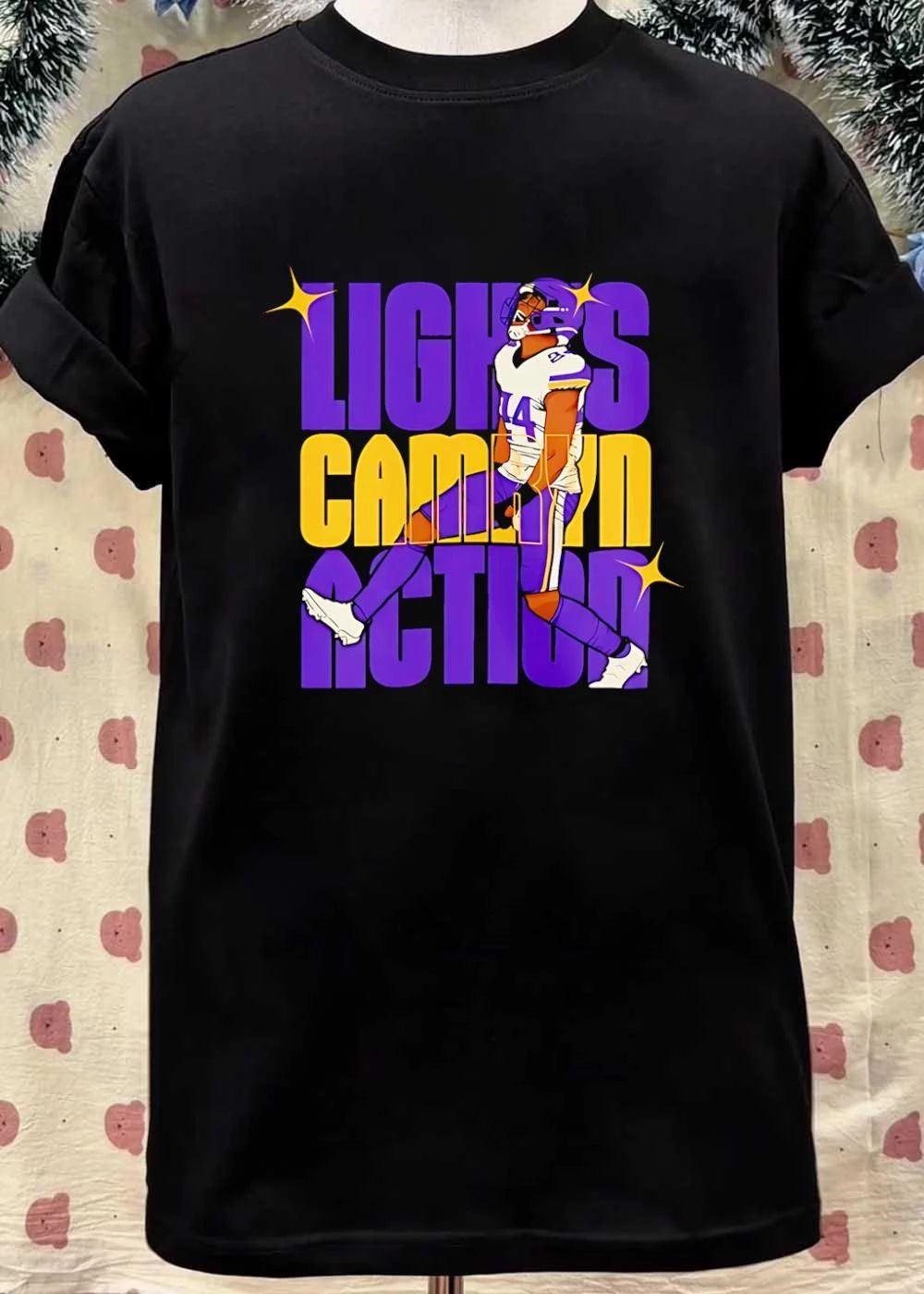 Lights Camryn Action Minnesota Vikings Player Shirt