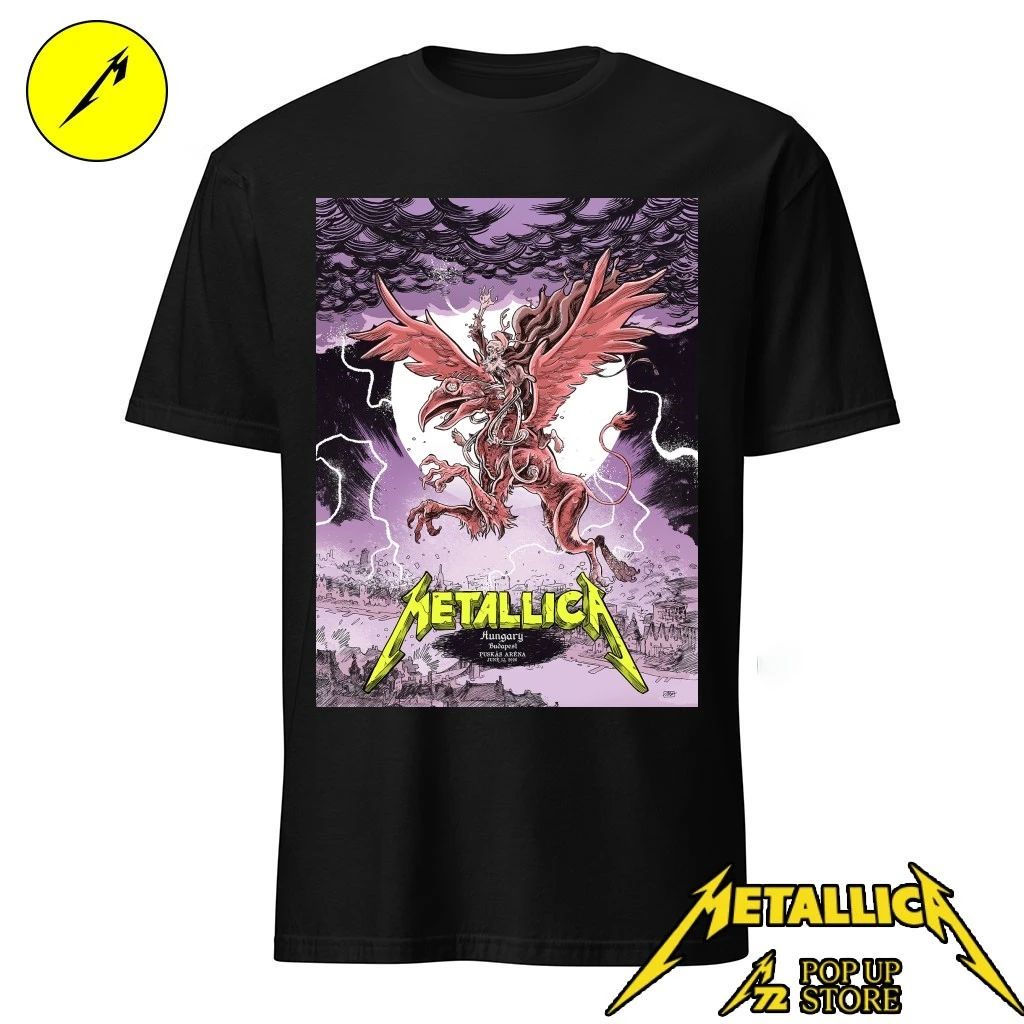 Metallica M72 Budapest Night 2 T-Shirt – June 13 Puskás Aréna, Hungary