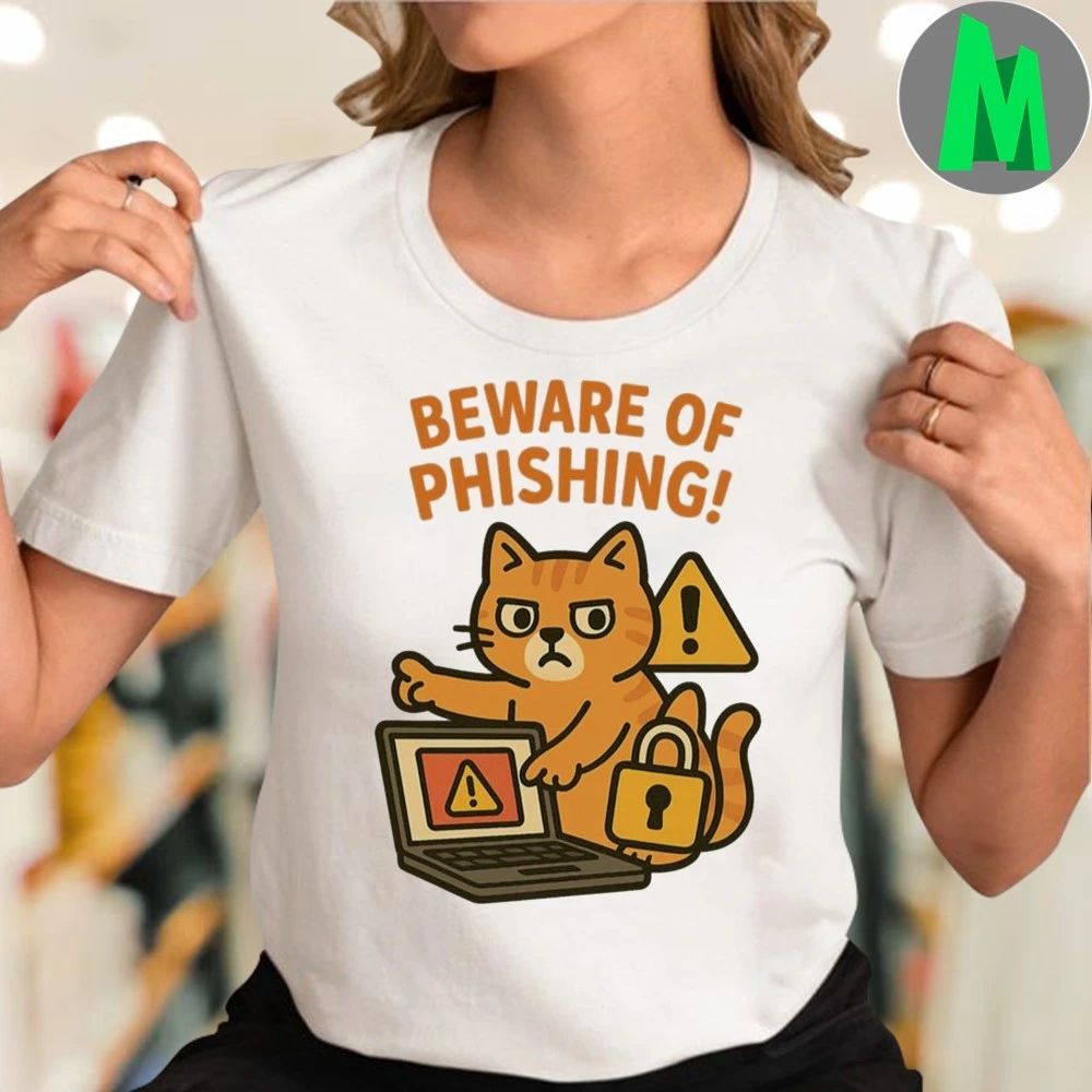 Beware Of Phishing Cyber Security Professional Shirt
