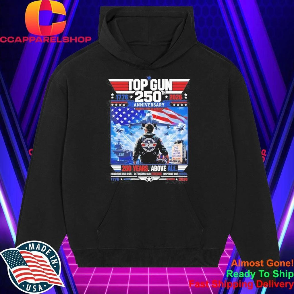Maverick Top Gun 250th Anniversary 1776 2026 United States of America Shirt