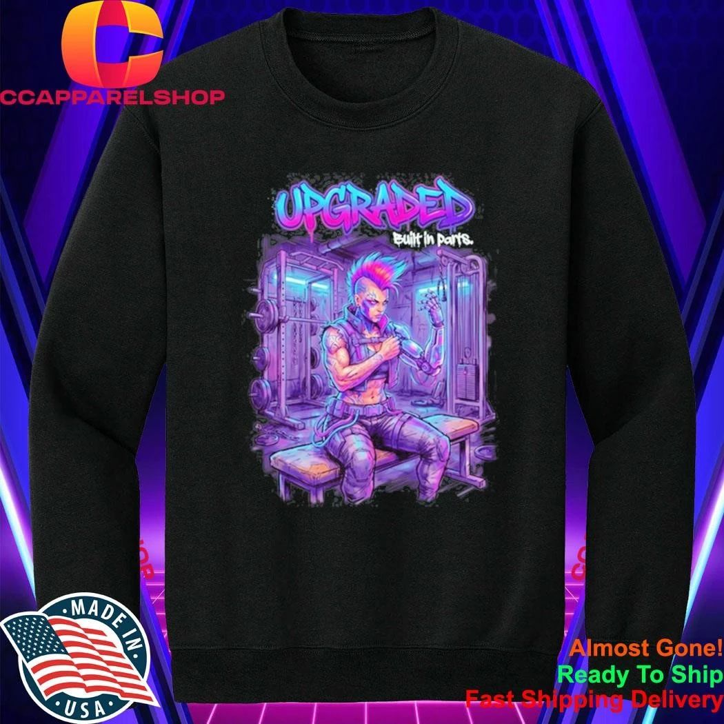 Girl Cyberpunk Upgraded Built In Parts Shirt