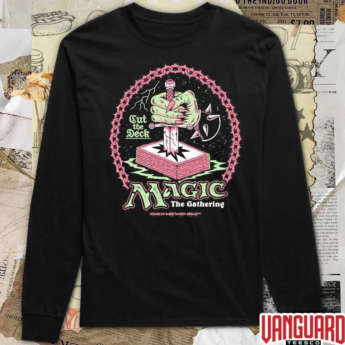 Magic The Gathering Cut The Deck Wizard Of Barge Fantasy Brigade t-shirt