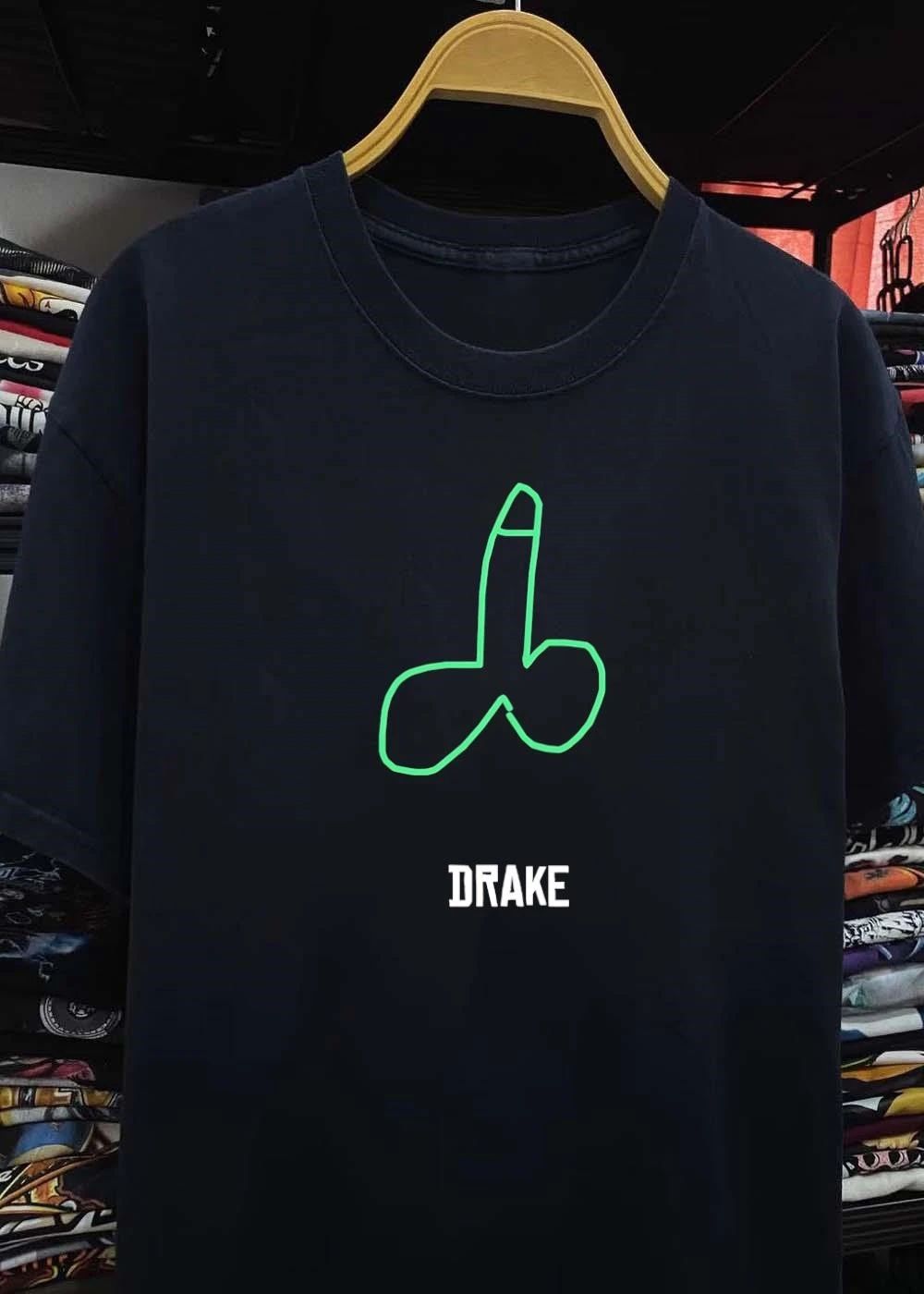 Funny Drake Doodled Minimalist Illustration Graphic shirt