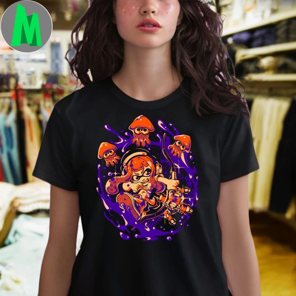Splatoon Game Start Painting T-Shirt