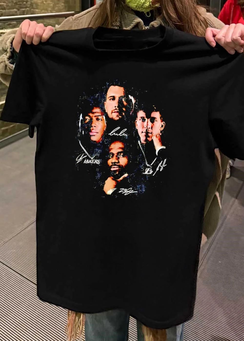 Lulu Lakers 23 Collage Portrait T-Shirt