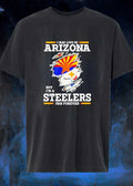 I may live in Arizona but I’m a Steelers fan forever shirt