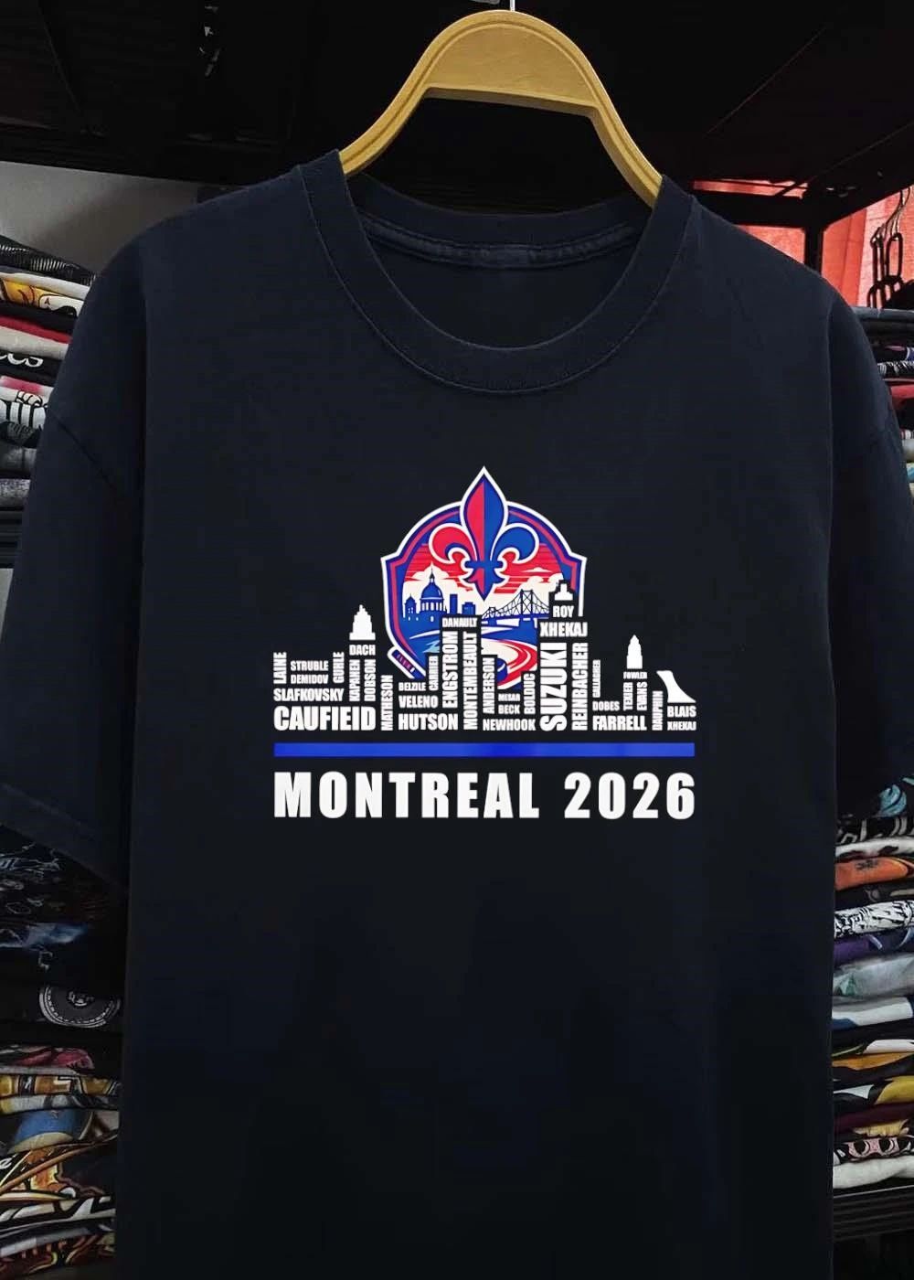 Caufield Suzuki Slafkovsky Montreal Canadiens 2026 NHL Laine Struble Demidov Guhle shirt