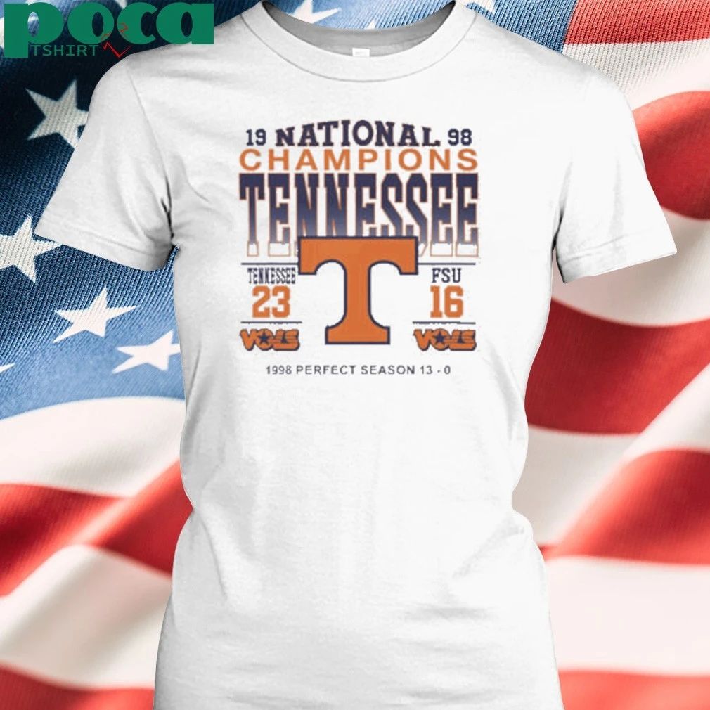 1998 Tennessee National Champions Perfect Season Shirt