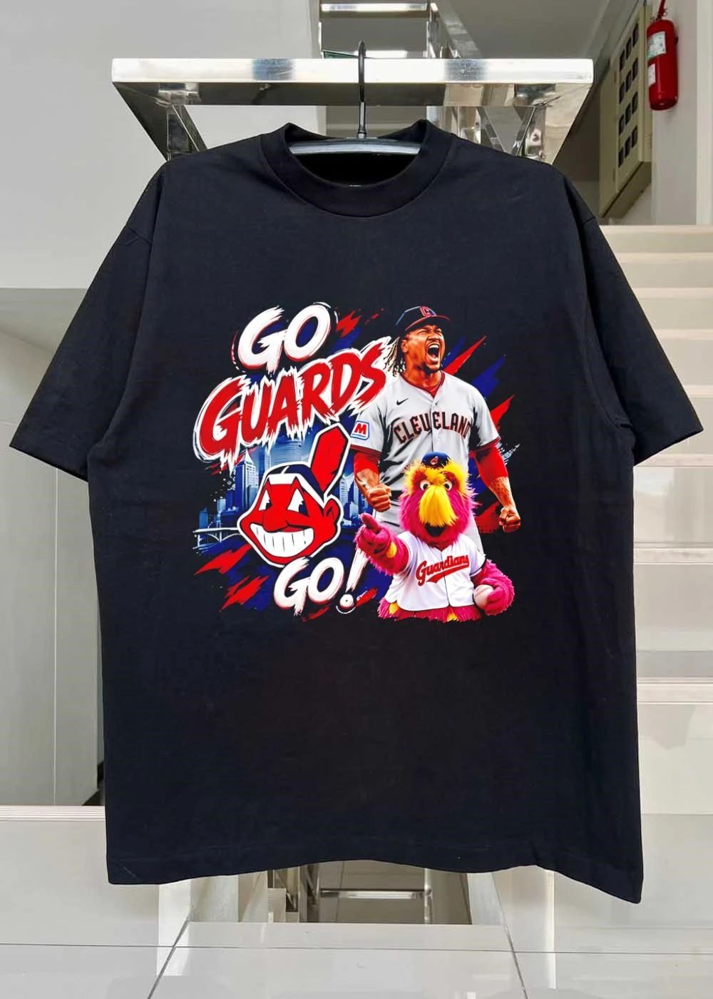 Go Guards Jose Ramirez Chief Wahoo Cleveland Baseball Fan shirt