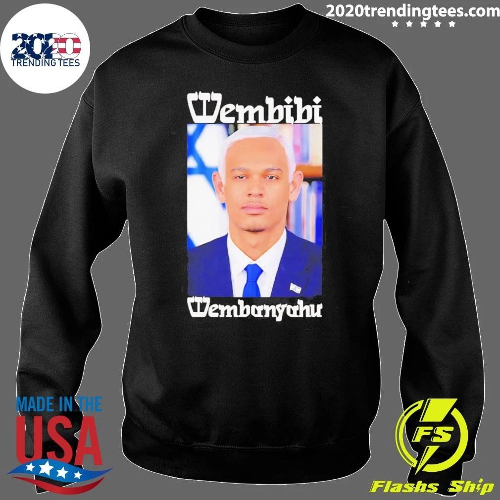 Wembibi Wembanyahu Victor Wembanyama Benjamin Netanyahu Mashup Shirt