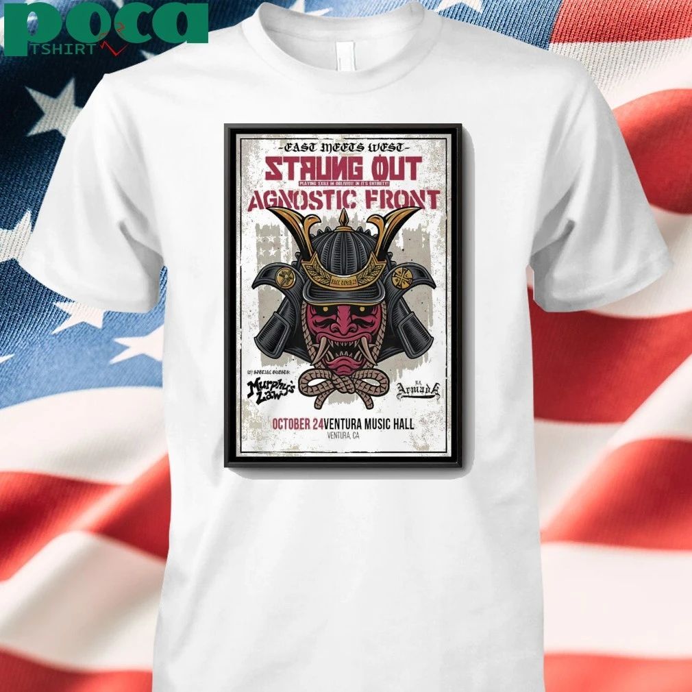Strung Out October 24 2025 In Ventura CA Poster shirt
