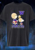 Peanuts Characters Football Players Forever Not Just When We Win Washington Huskies T-Shirt