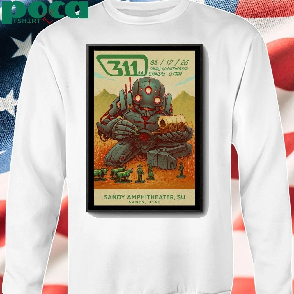 The 311 Concert Salt Lake City, Utah Aug 17 2025 Poster shirt