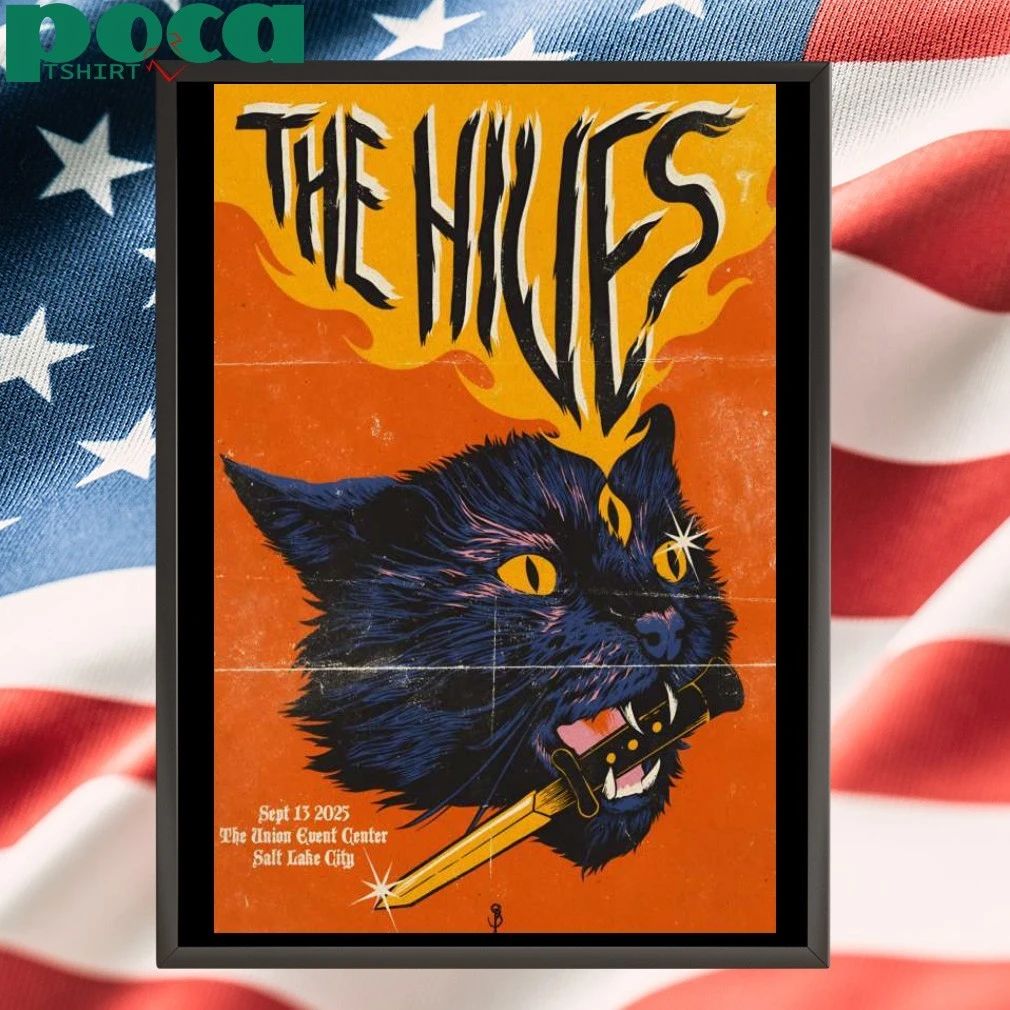 The Hives Salt Lake City UT 9.13.2025 Poster T-shirt