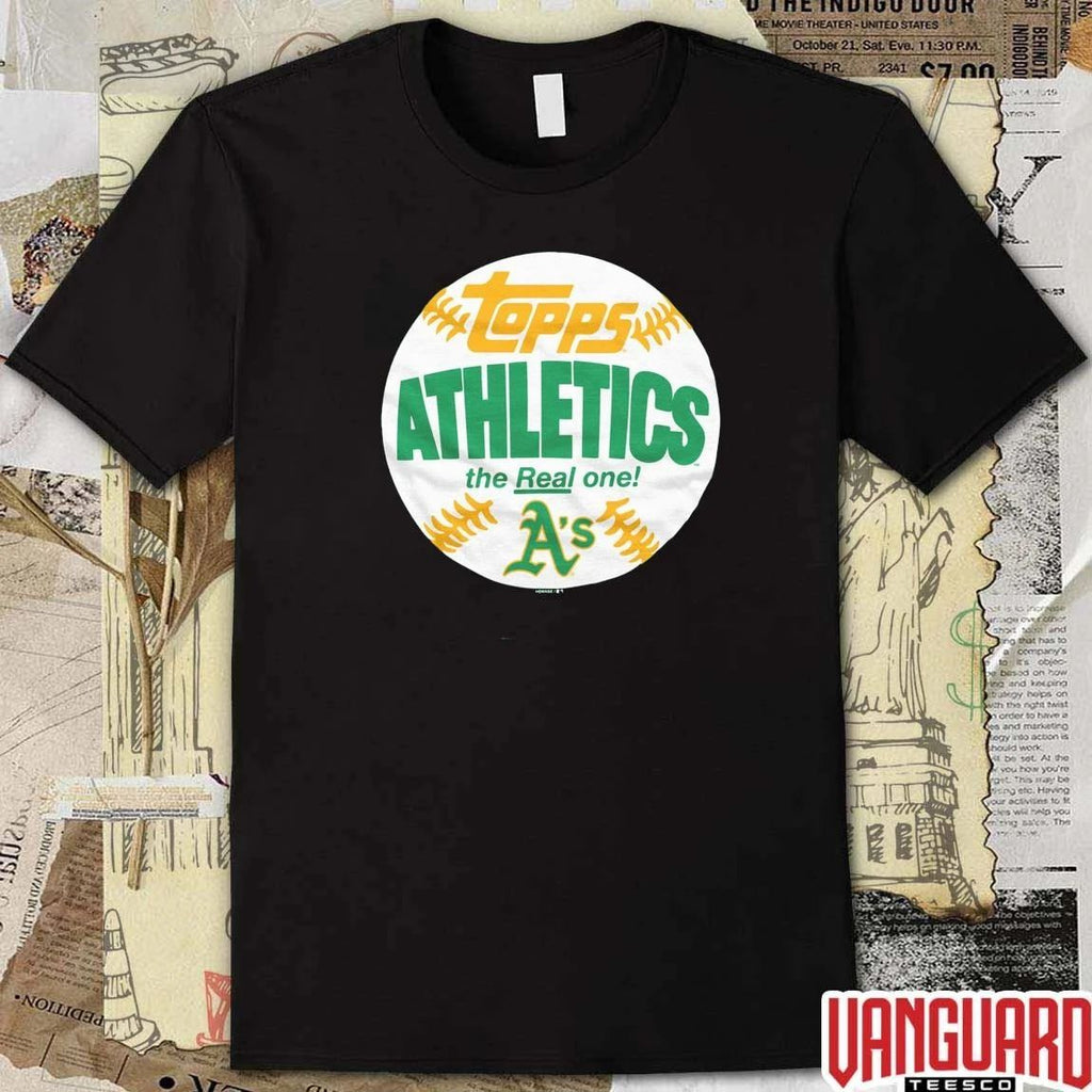 Athletics MLB 2026 x Topps Baseball The Real One t-shirt