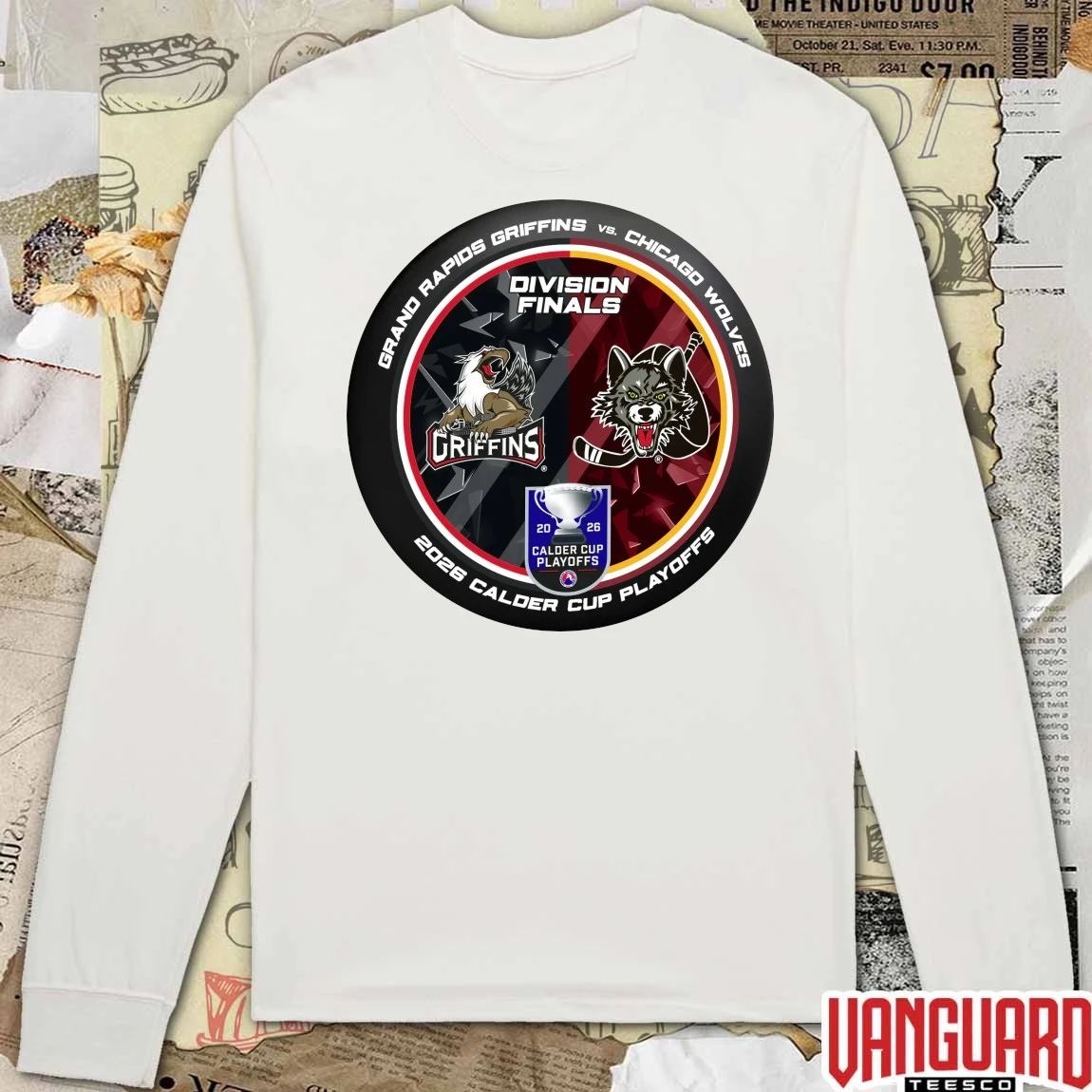 Grand Rapids Griffins vs Chicago Wolves 2026 Division Finals Calder Cup Playoffs Dueling t-shirt