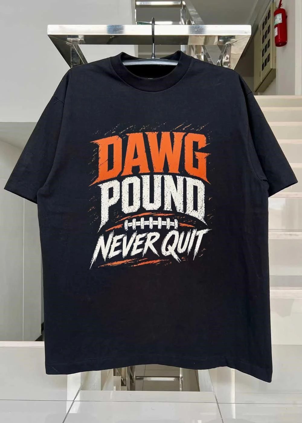 Dawg Pound Never Quit Cleveland Browns T-Shirt