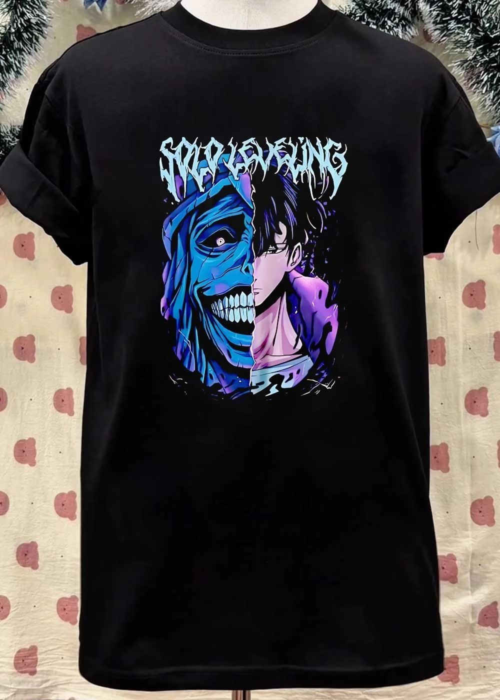 Solo Leveling Cotton Anime graphic shirt