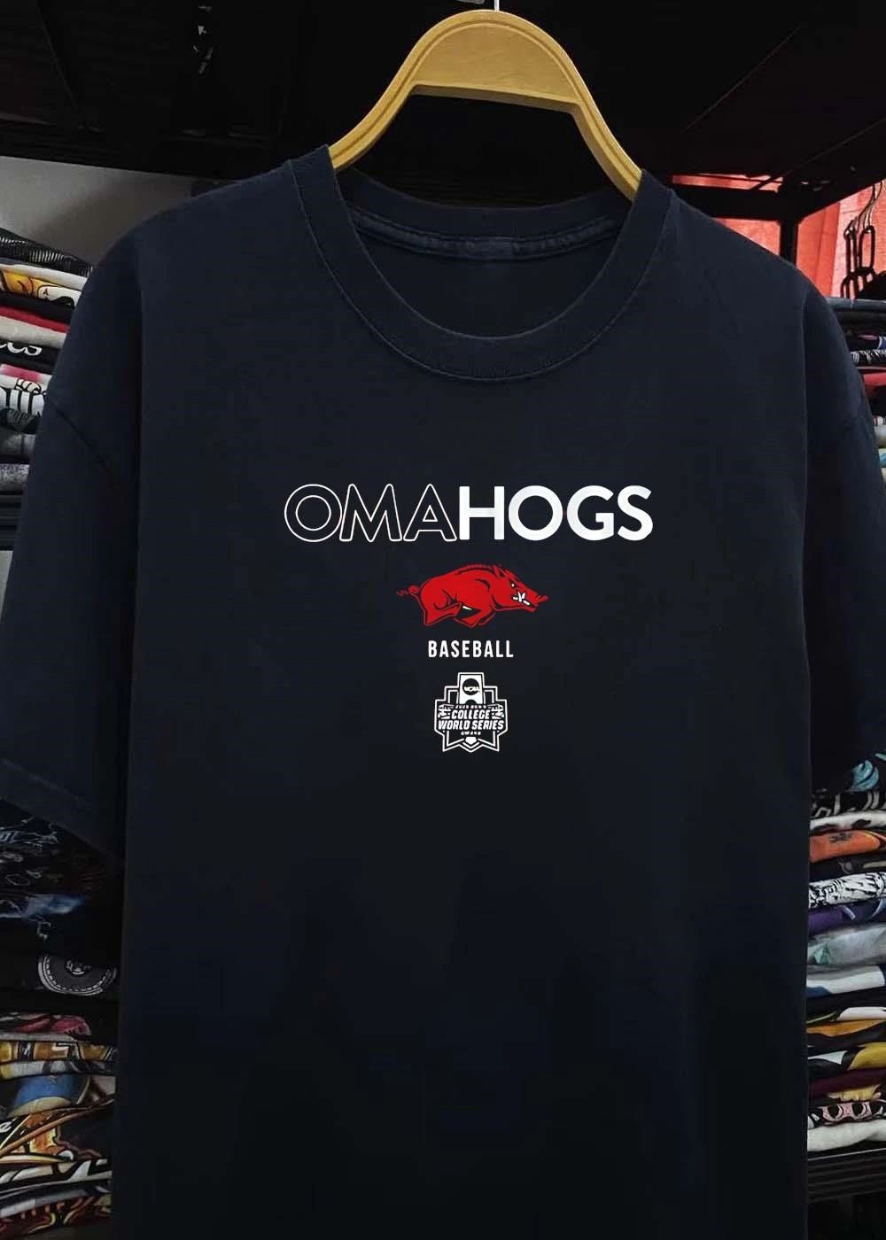 Arkansas Baseball Omahogs 2026 MCWS shirt