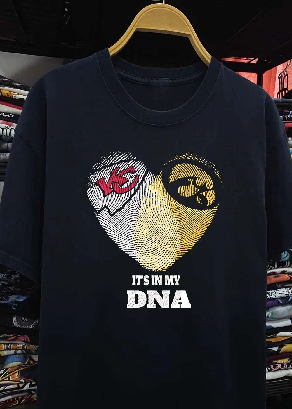 Kansas City Chiefs Iowa Hawkeyes It Is in My DNA T-Shirt
