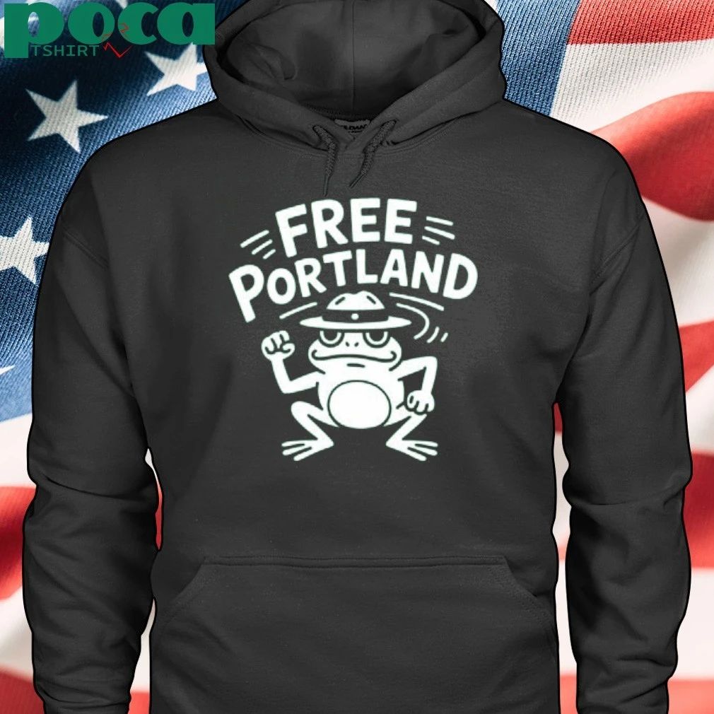 Portland Frog Against Resist Free Portland T-shirt