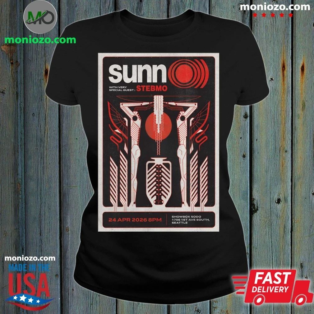 Original SUNN O))) 4 24 2026 Seattle WA Poster Shirt