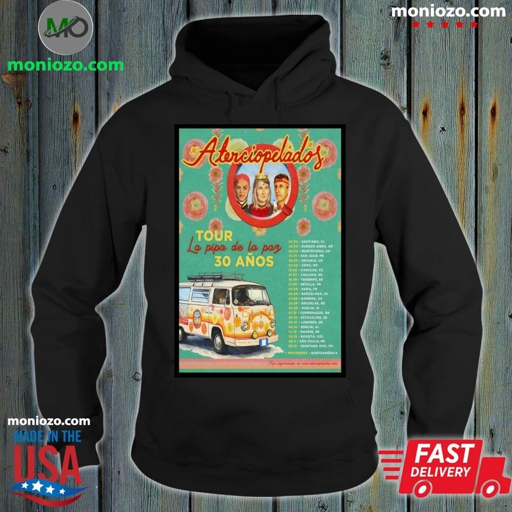 Original Aterciopelados La Pipa De La Paz 2026 Shows Poster T-Shirt