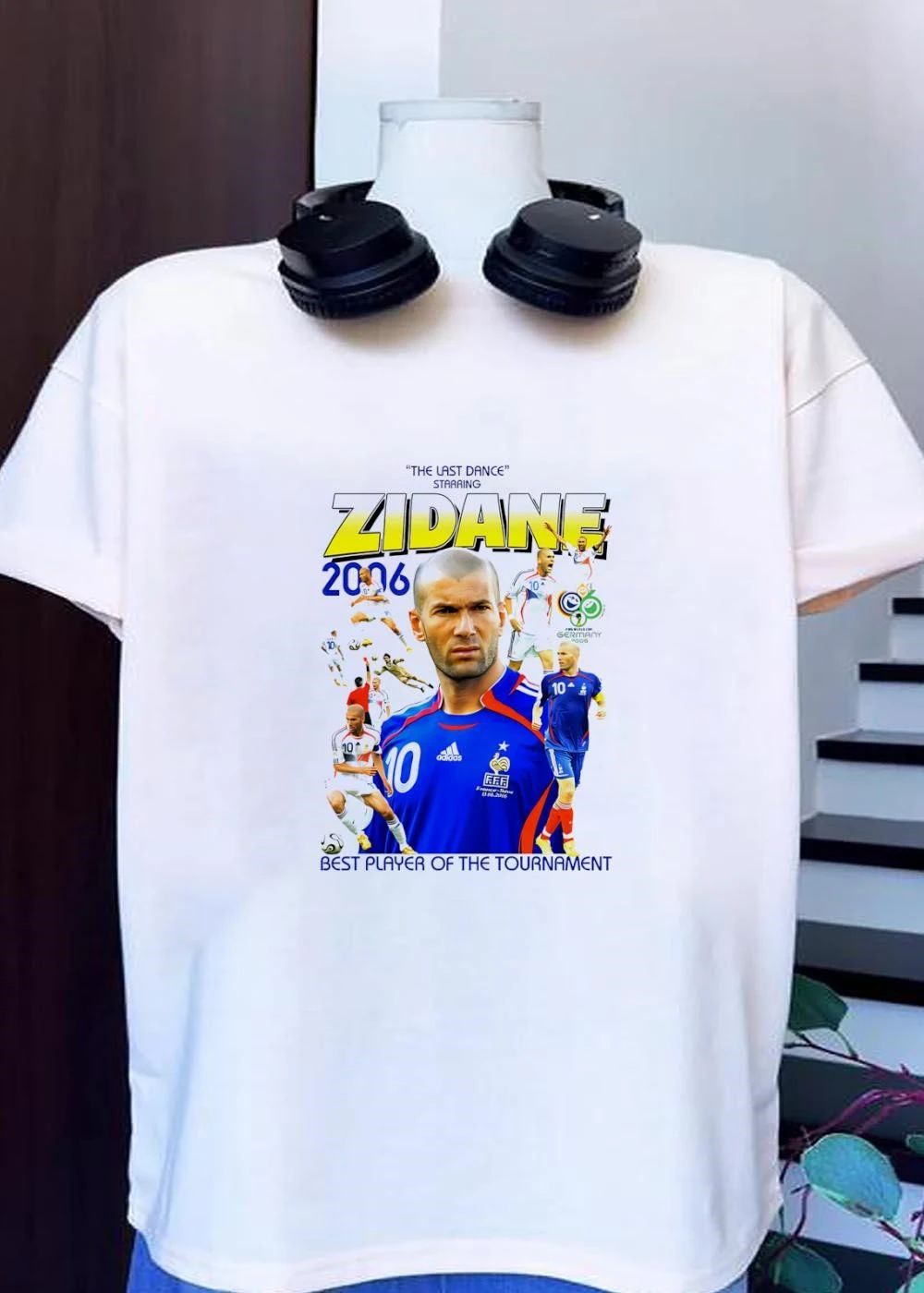 Zidane The Last Dance Best Player of the Tournament France Football T-Shirt