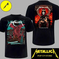 Metallica Wales 2026 Red Dragon Art & Celtic Skull King Graphic Shirt M72 Event