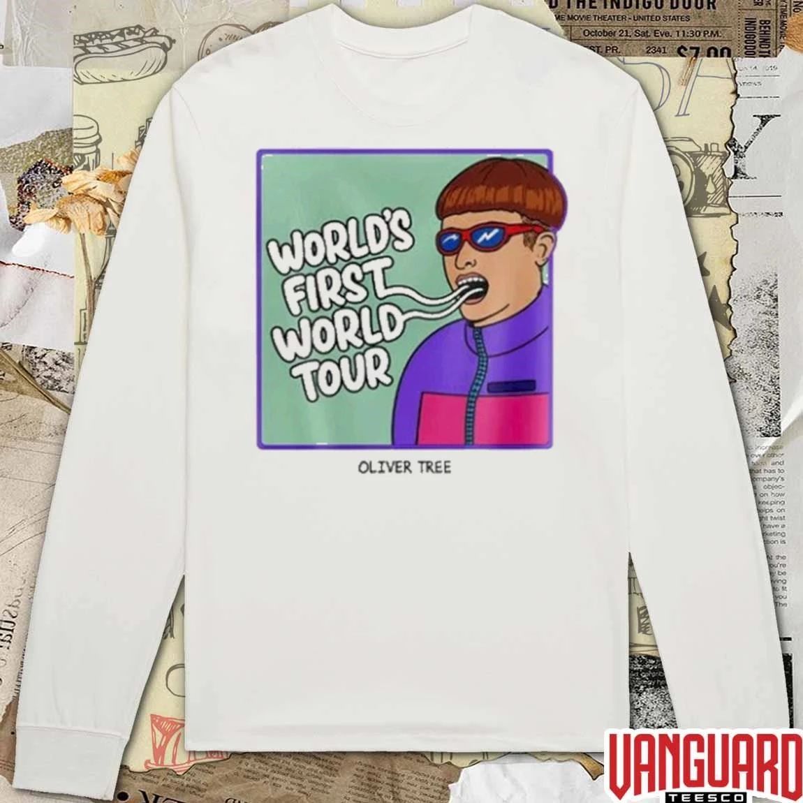 Oliver Tree Worlds First World Tour 2026 Music Concert t-shirt