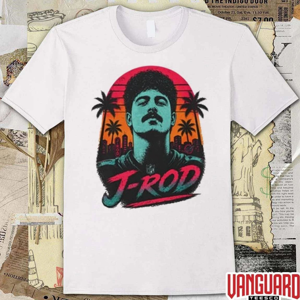 J-rod Retro Sunset Julio Rodríguez Seattle Mariners MLB t-shirt