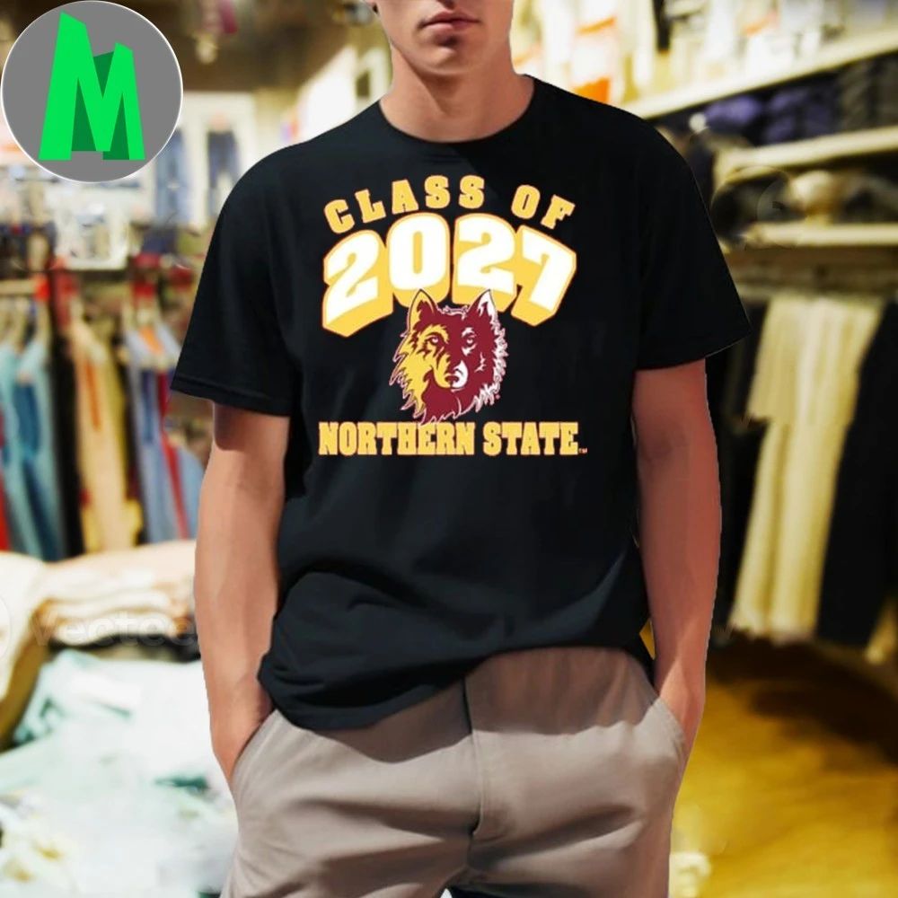 Rally Northern State Wolves Maroon Class of 2027 Shirt