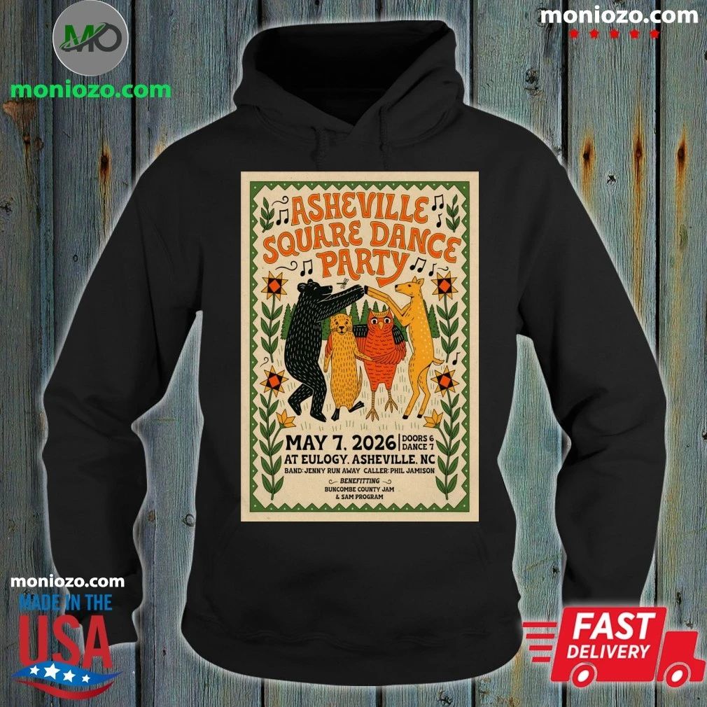 Asheville Square Dance Party In Asheville NC On May 7 2026 Poster Shirt