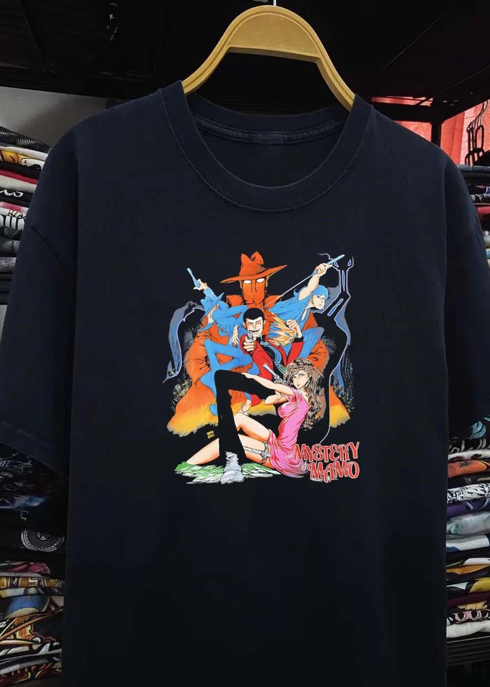 TMS NTV Lupin and Fujiko Mine Pointing Guns the Mystery of Mamo T-Shirt